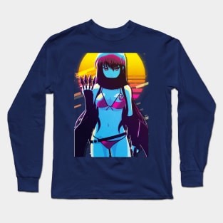 Female Ninja Shiina Long Sleeve T-Shirt